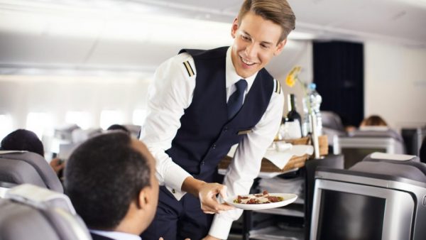 Lufthansa inflight service (image from https://www.lufthansagroup.com/en/newsroom)