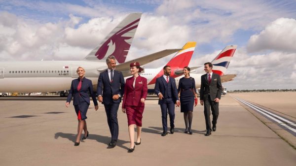 Qatar Airways, British Airways and Iberia joint venture (image supplied by Qatar Airways)
