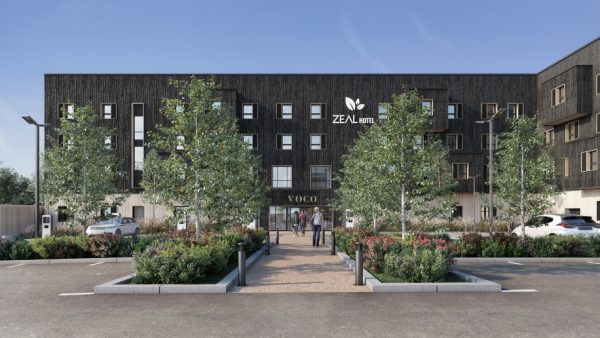 voco Zeal Exeter Science Park exterior (image supplied by IHG)