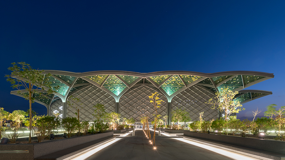 The exteriors of the Foster and Partners designed station in Madinah (Image: Supplied by Foster and Partners, Nigel young)