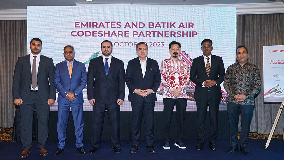 Emirates Airlines mengadakan perjanjian berbagi kode dengan Batik Air – Business Traveller Malaysia
