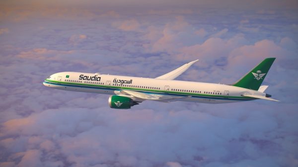 The new Saudi livery (image supplied by Saudia)