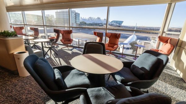 The Plaza Premium Lounge in partnership with Capital One (image from https://images.flydenver.com/)