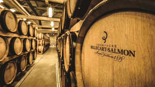 Billecart-Salmon oak maturing barrels - Credit 2017 Leif Carlsson