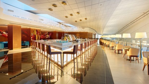 Etihad Airways lounge at Abu Dhabi International airport's Terminal A (image supplied by PC Agency)