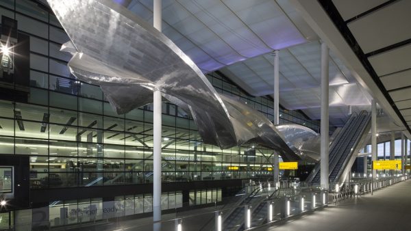 Heathrow Terminal 2 (image from https://mediacentre.heathrow.com/)