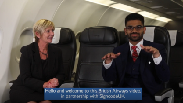 British Airways has announced a new partnership with Signcode (image from https://mediacentre.britishairways.com/)