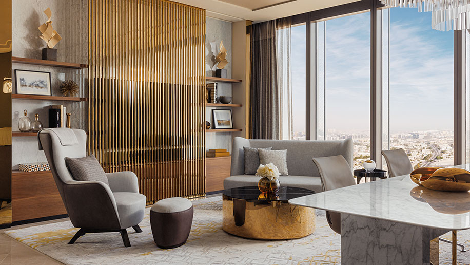 Positioned as the first urban vertical resort, the interiors are designed by Jean-Michel Gathy (Image: courtesy of kerznercommunications.com) 