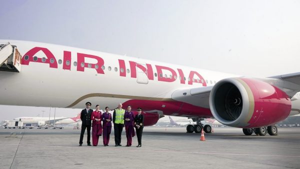 Air India A350 aircraft (image supplied by Juliett Alpha Communications and Media Relations)