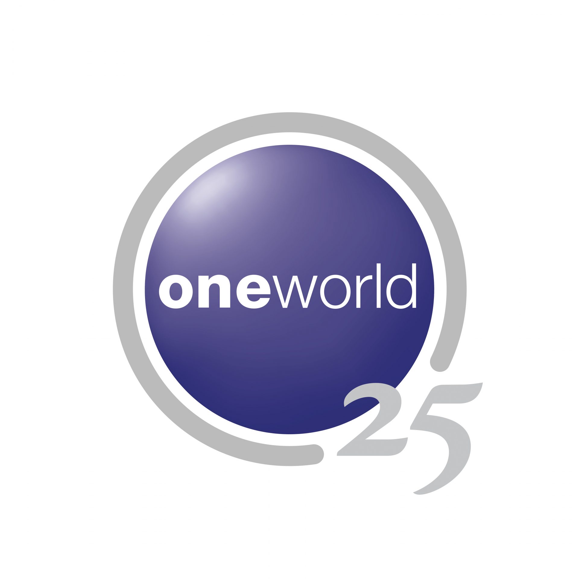 Celebrating 25 years of oneworld Logo