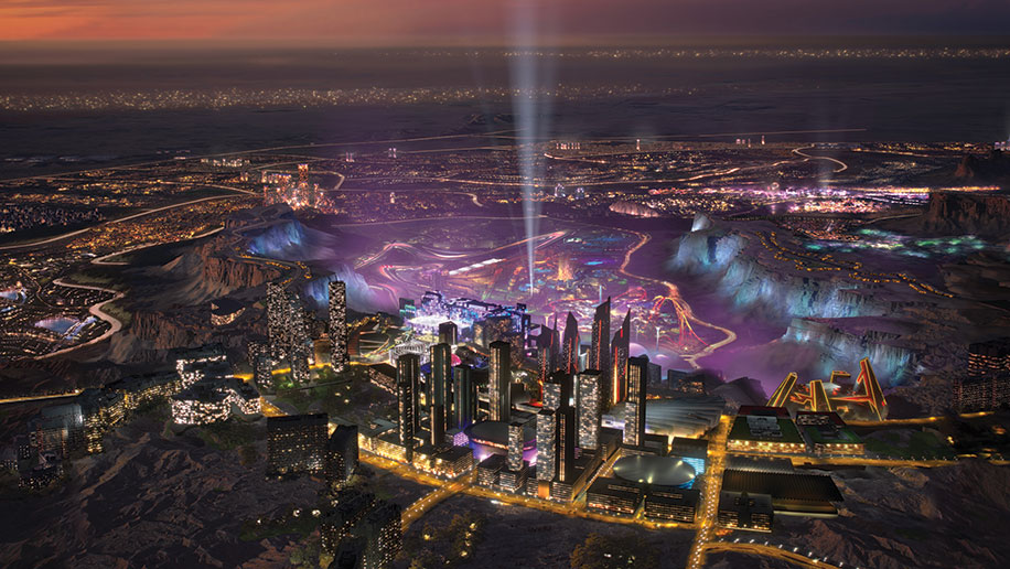 The upcoming Qiddiya City in Riyadh (Image: Supplied by Qiddiya)