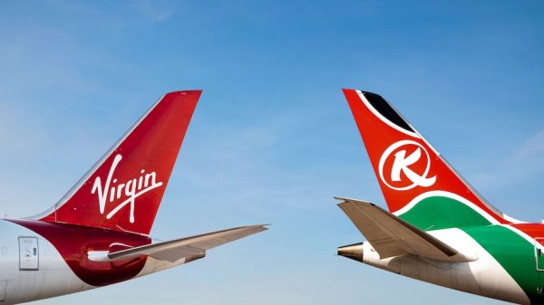 Virgin Atlantic codeshares with Kenya Airways (provided by Virgin Atlantic)