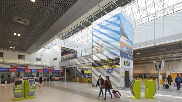 Manchester Airport Terminal 2 (image from https://mediacentre.manchesterairport.co.uk/media-library/ - credit Hutton + Crow)