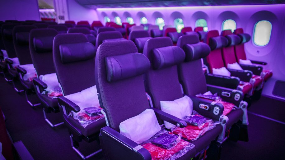 Virgin Atlantic B747 400 Economy Class Business Traveller