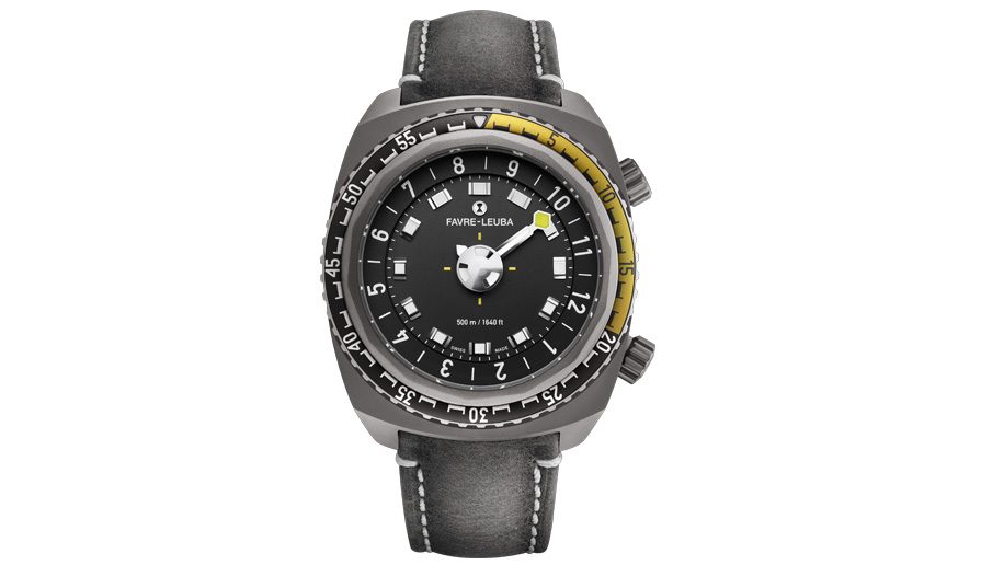 Favre-Leuba Raider Harpoon Swiss Made Automatic Diver Watch 500M 46mm  Bracelet - Helia Beer Co