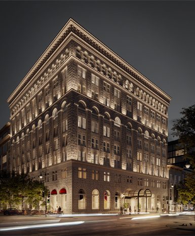 Riggs hotel to open in former Washington DC bank ...
