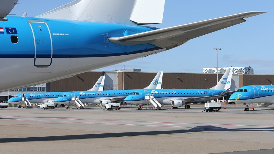 The big picture: KLM fleet parked at Amsterdam Schiphol – Business
